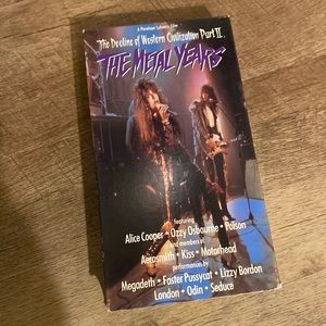 The Metal Years VHS
